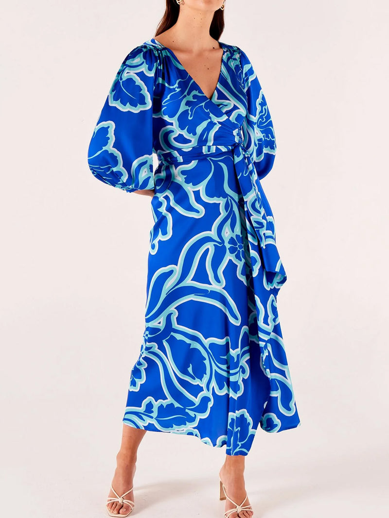 SACHA DRAKE ETHEREAL WRAP DRESS