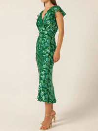 SACHA DRAKE FLEUR DE LYS DRESS