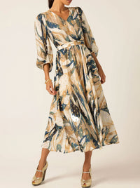 SACHA DRAKE LA MER MIDI DRESS