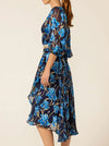 SACHA DRAKE LINNEE WRAP MIDI DRESS
