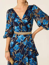 SACHA DRAKE LINNEE WRAP MIDI DRESS