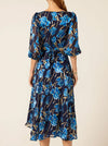 SACHA DRAKE LINNEE WRAP MIDI DRESS
