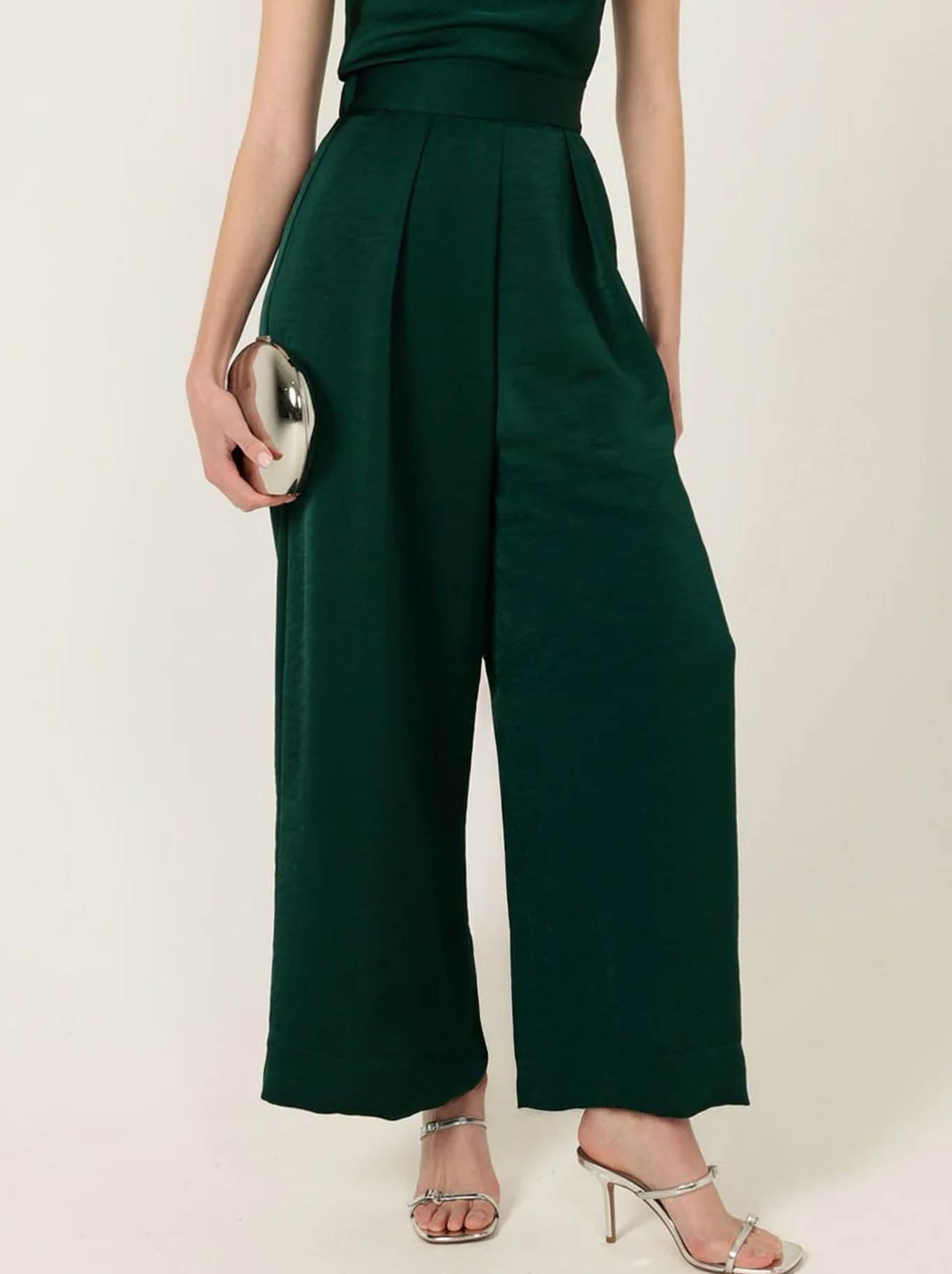 SACHA DRAKE LUXE PLEATED TROUSER
