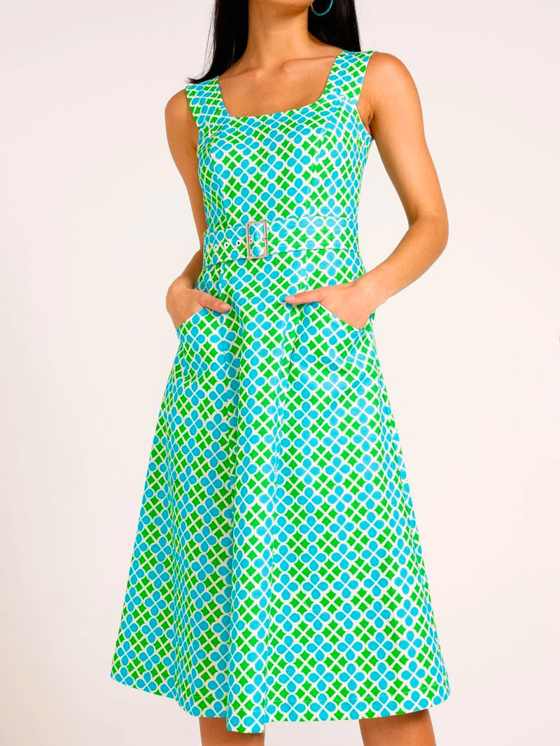 SACHA DRAKE BLUE LAGOON DRESS