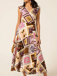 SACHA DRAKE SUNSET CHASE WRAP DRESS
