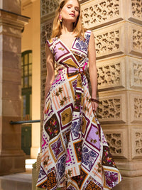 SACHA DRAKE SUNSET CHASE WRAP DRESS