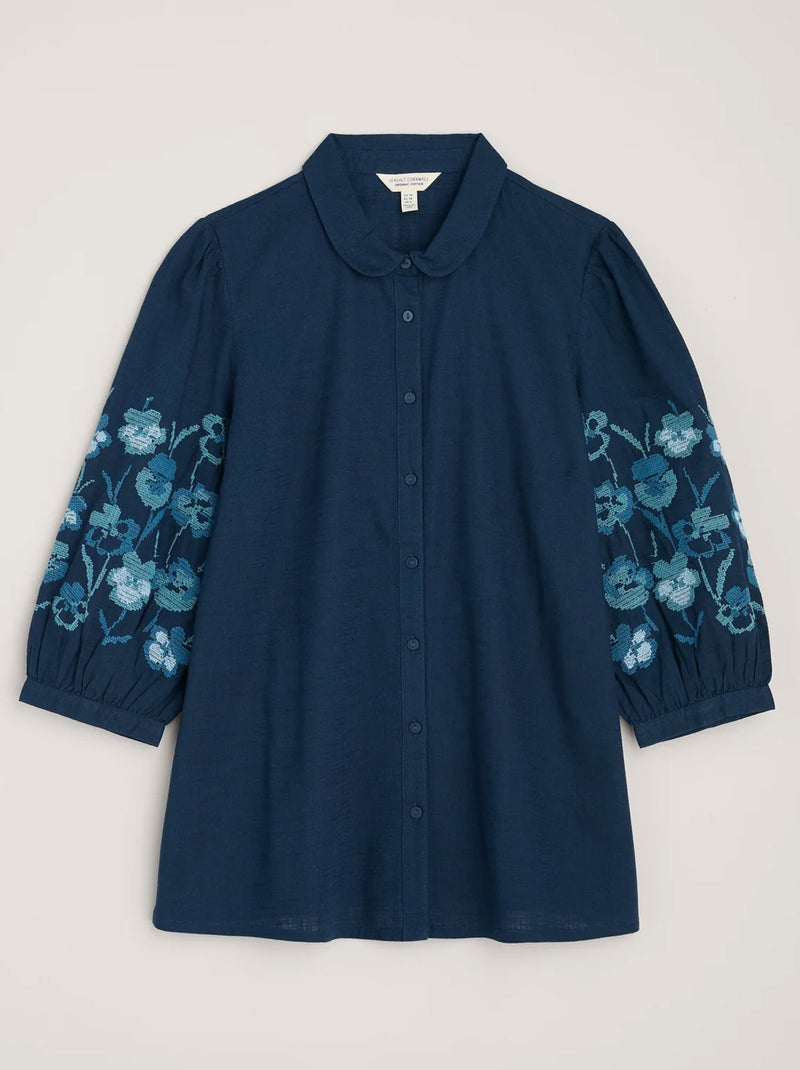 SEASALT HOPE COTTAGE EMBROIDERED BLOUSE