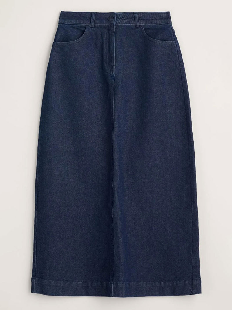 SEASALT FRUIT TREE DENIM SKIRT