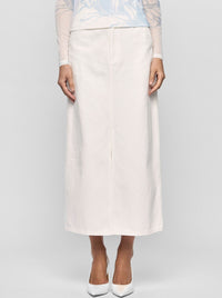 STAPLE THE LABEL EMMIE DENIM MIDI SKIRT