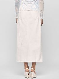 STAPLE THE LABEL EMMIE DENIM MIDI SKIRT