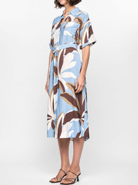 STAPLE THE LABEL MAEVE MIDI SHIRT DRESS