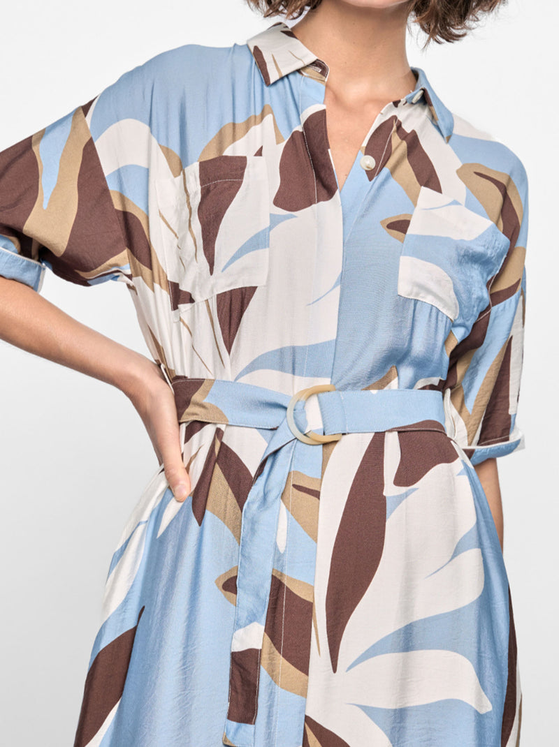 STAPLE THE LABEL MAEVE MIDI SHIRT DRESS