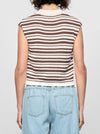STAPLE THE LABEL PALMER STRIPE KNIT TANK