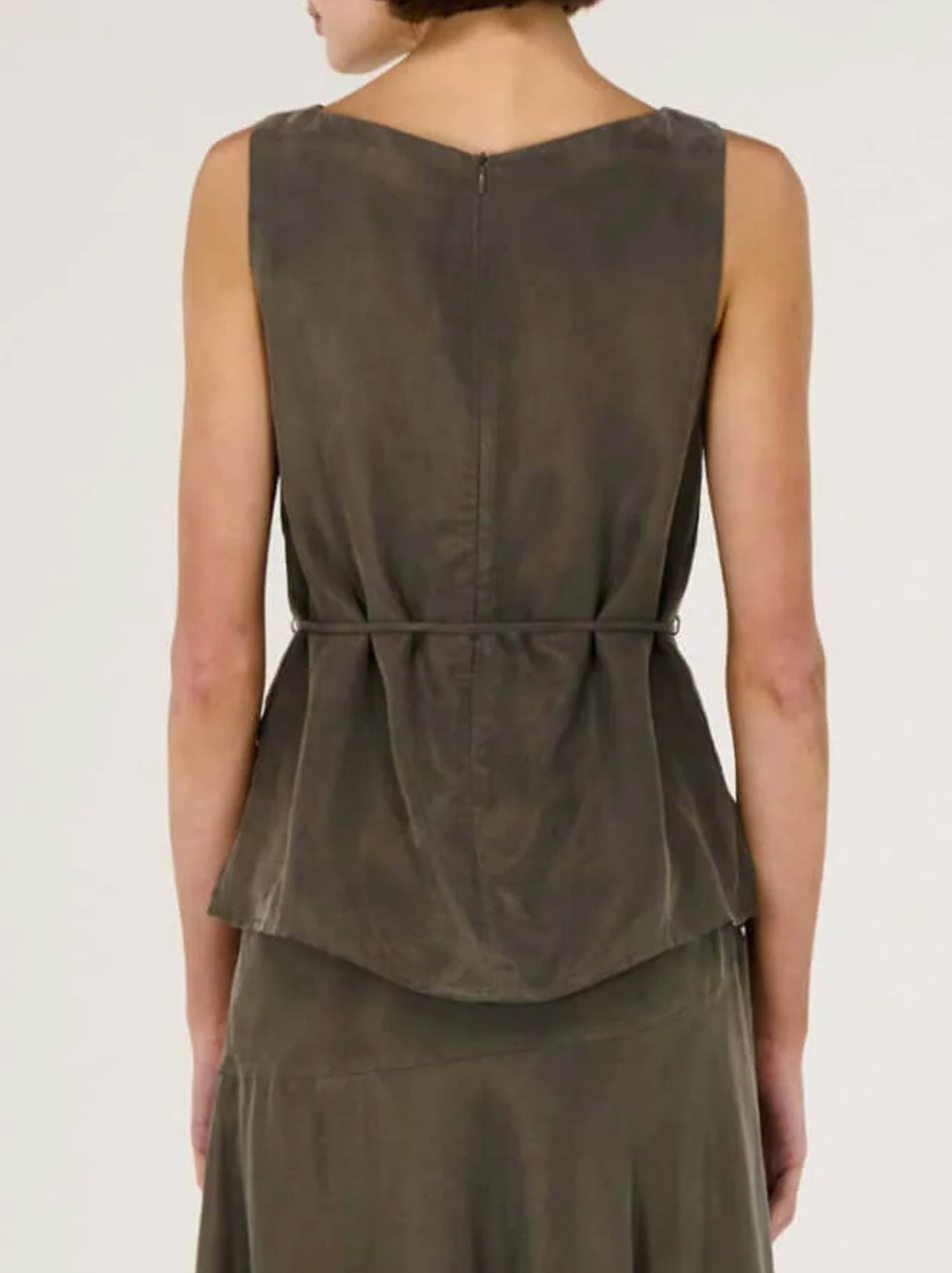 STAPLE THE LABEL STEVIE WAIST TIE TOP