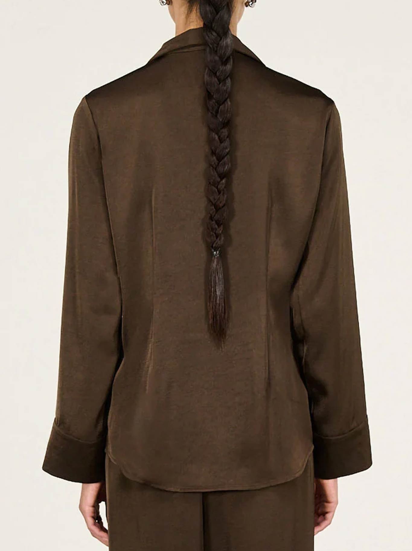 STAPLE THE LABEL SOLACE SATIN SHIRT