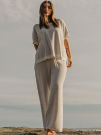 TALAMAYA CREPE KNITTED PANT