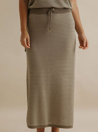 TALAMAYA LATTICE KNITTED SKIRT
