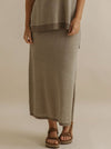 TALAMAYA LATTICE KNITTED SKIRT