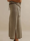 TALAMAYA LATTICE KNITTED SKIRT