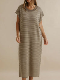 TALAMAYA LATTICE KNITTED DRESS