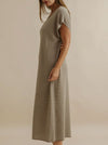 TALAMAYA LATTICE KNITTED DRESS