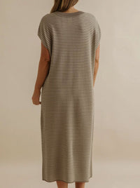 TALAMAYA LATTICE KNITTED DRESS