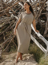 TALAMAYA LATTICE KNITTED DRESS