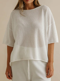 TALAMAYA NAUTILUS SHORT SLEEVE PULLOVER
