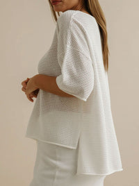 TALAMAYA NAUTILUS SHORT SLEEVE PULLOVER