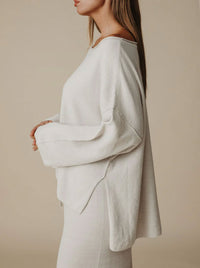 TALAMAYA RETREAT COTTON TWIST PULLOVER
