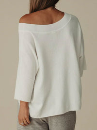 TALAMAYA RETREAT COTTON TWIST TEE PULLOVER