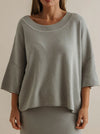 TALAMAYA RETREAT COTTON TWIST TEE PULLOVER