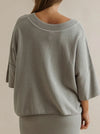 TALAMAYA RETREAT COTTON TWIST TEE PULLOVER