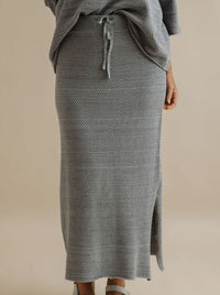 TALAMAYA CORAL KNITTED SKIRT