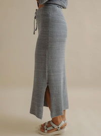 TALAMAYA CORAL KNITTED SKIRT