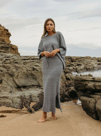 TALAMAYA CORAL KNITTED SKIRT