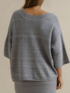 TALAMAYA CORAL KNITTED TEE PULLOVER