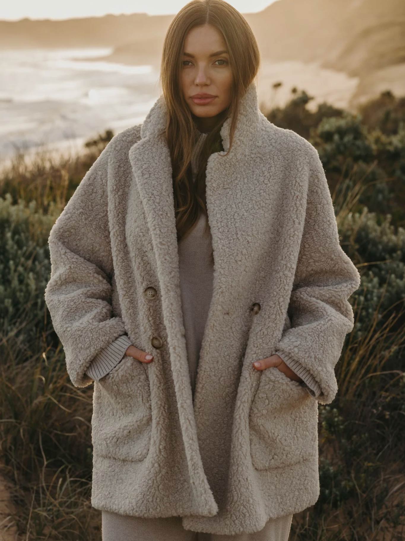 TALAMAYA POLAR FAUX FUR COAT