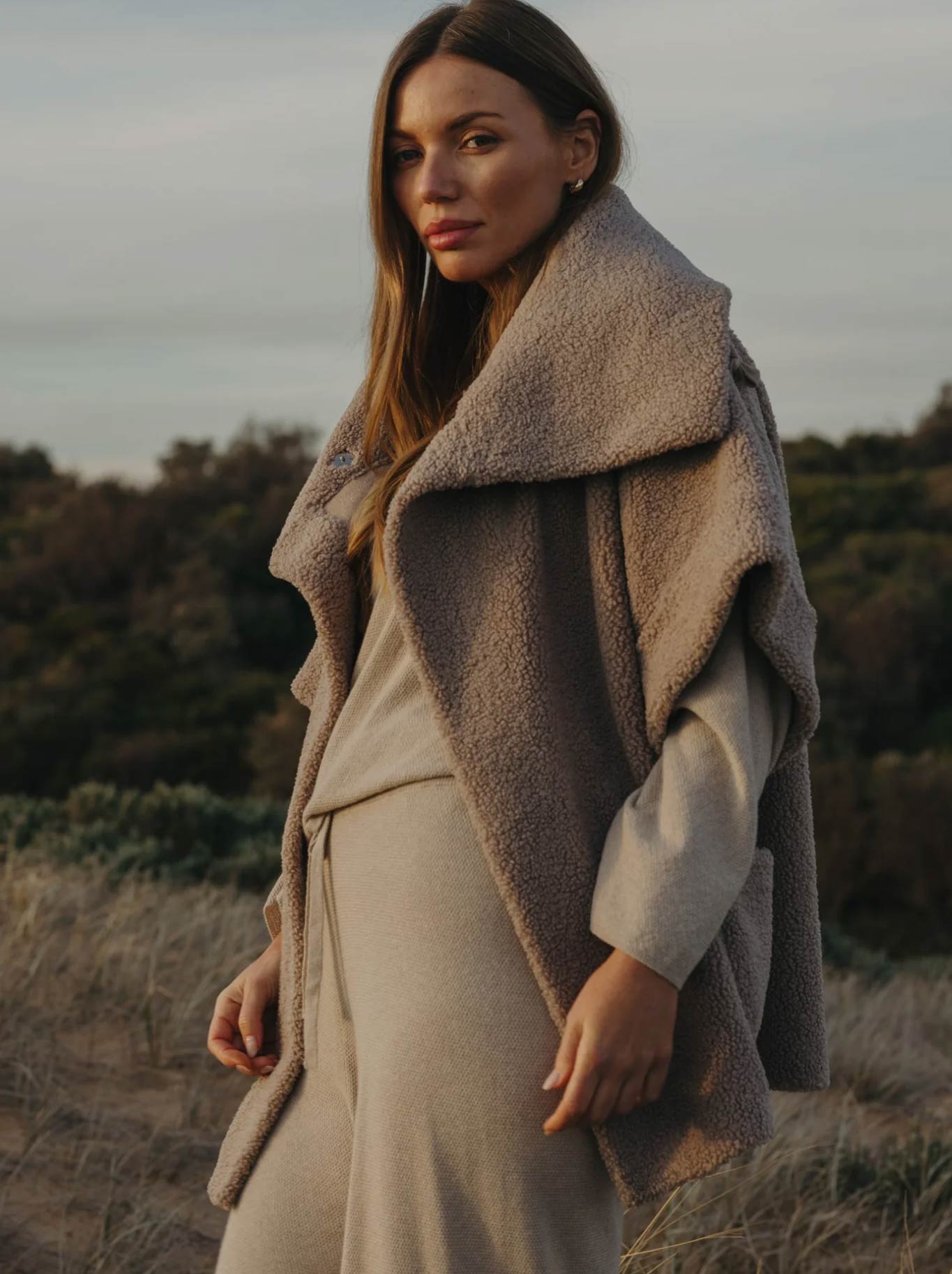TALAMAYA SHERPA CUDDLE COAT