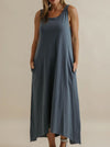 TALAMAYA SHORELINE FINE SLUB BREEZE DRESS