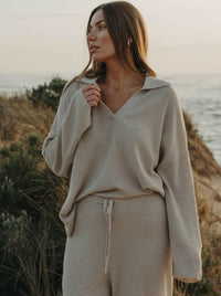 TALAMAYA WINTER RETREAT COLLAR PULLOVER