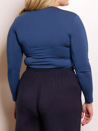 TANI LONG SLEEVE HIGH NECK TOP