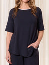 TANI ELBOW SWING TEE WITH TRIM