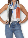 THE ARTISTS LABEL HERON WAVES SCARF