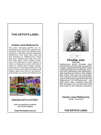 THE ARTISTS LABEL HOSIER LANE MELBOURNE SCARF