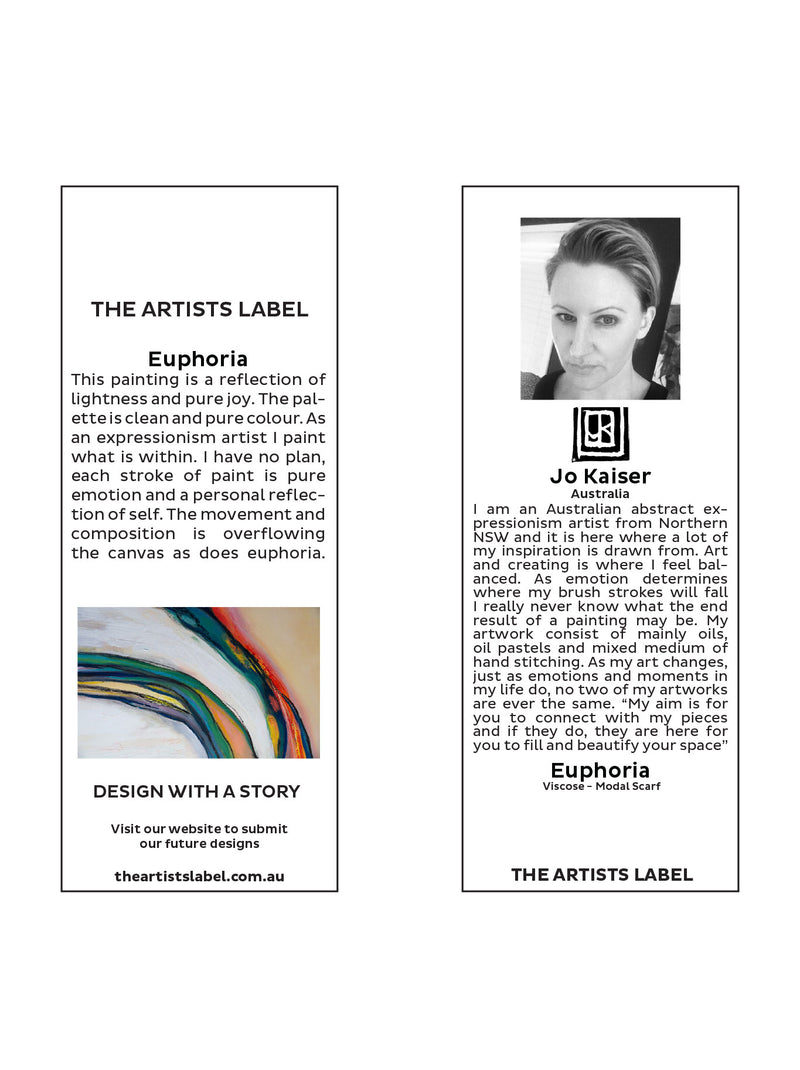 THE ARTISTS LABEL EUPHORIA SCARF