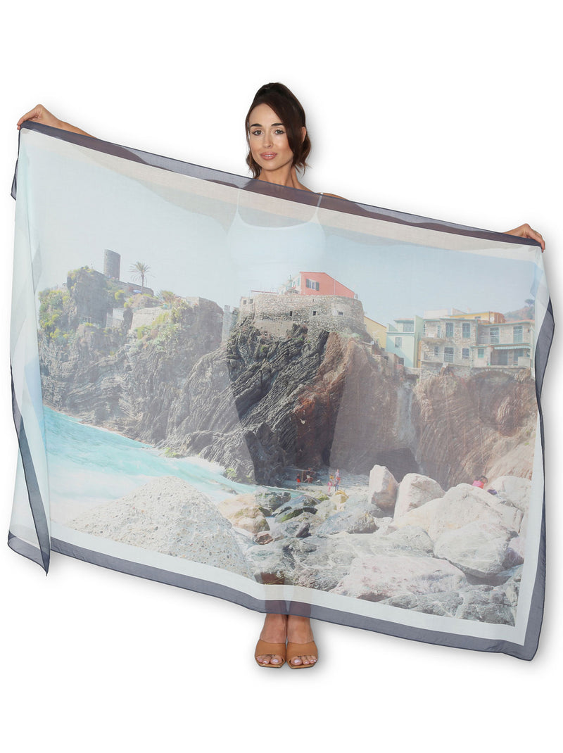 THE ARTISTS LABEL VERNAZZA ITALY DREAMING SCARF