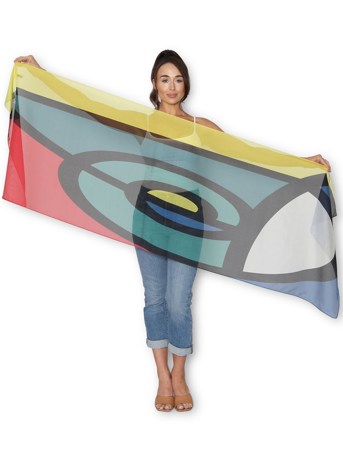 THE ARTISTS LABEL MAYA SILK SCARF