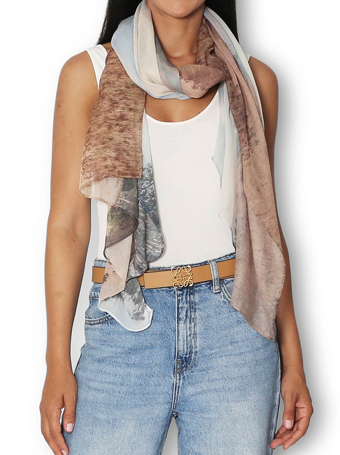 THE ARTISTS LABEL KIEWA VALLEY AUTUMN SCARF