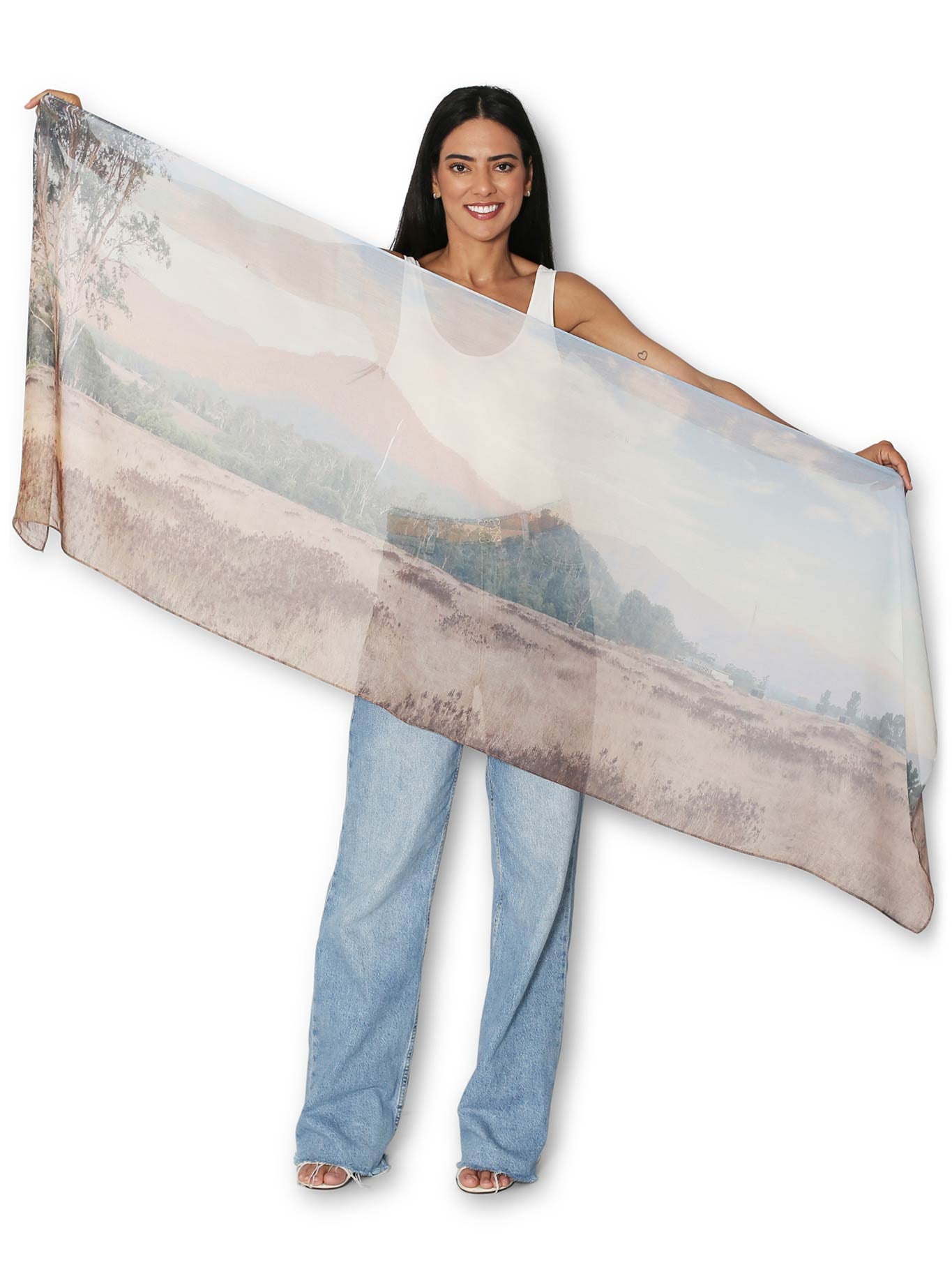 THE ARTISTS LABEL KIEWA VALLEY AUTUMN SCARF